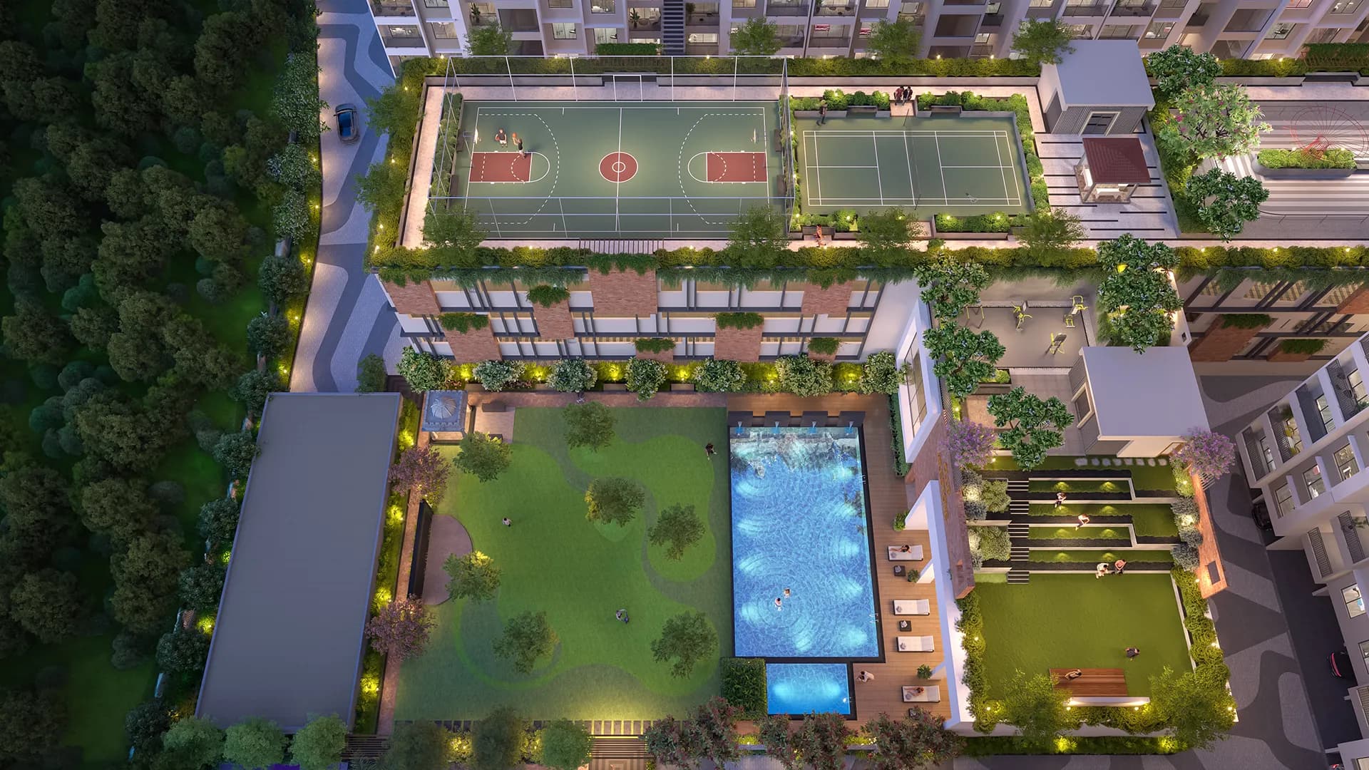 High-Rise Tower View 3 — Legacy Milestone, Punawale